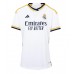 Real Madrid David Alaba #4 Hjemmebanetrøje Dame 2023-24 Kort ærmer
